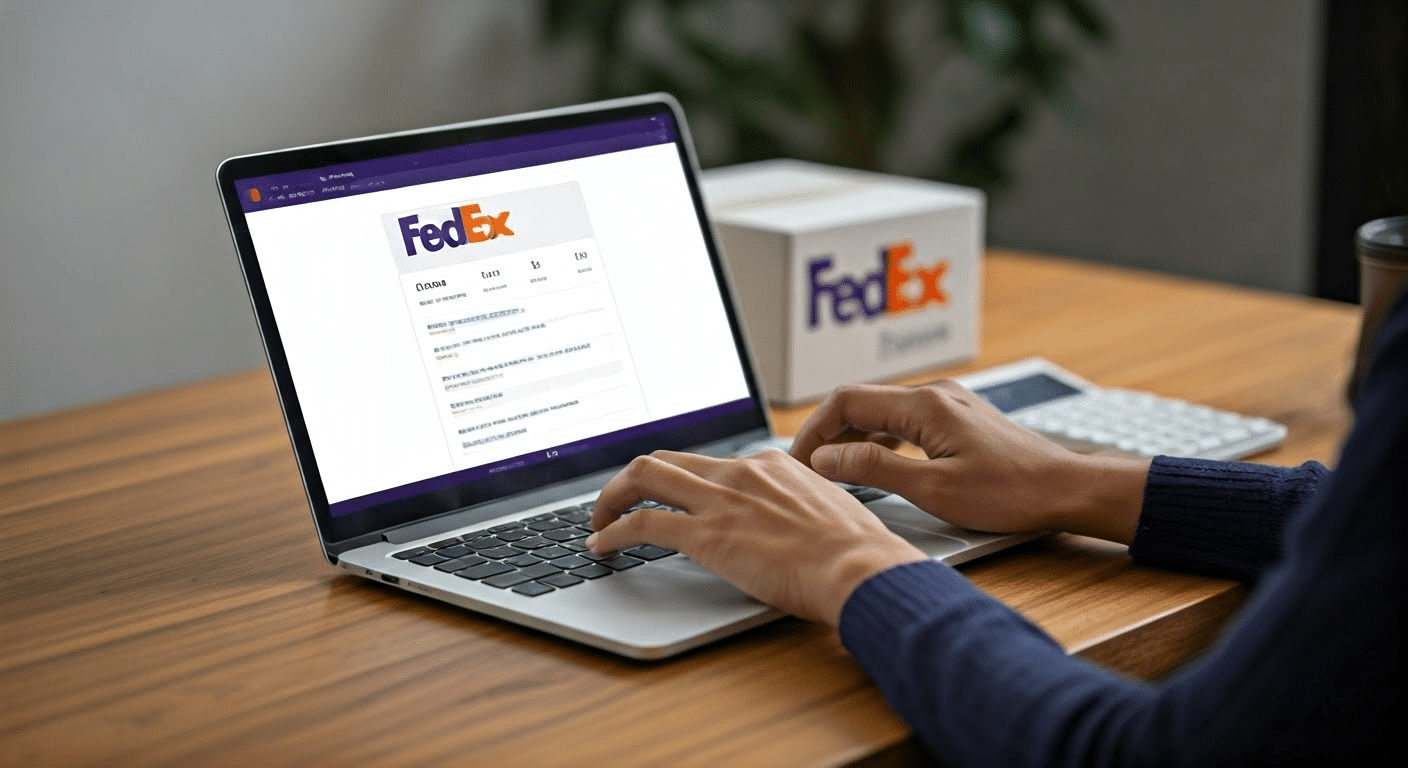 Filing a claim online with FedEx