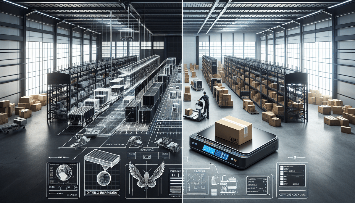 CubiScan Dimensioning Systems vs NTEP Certified Scales with Integrated Dimensioning