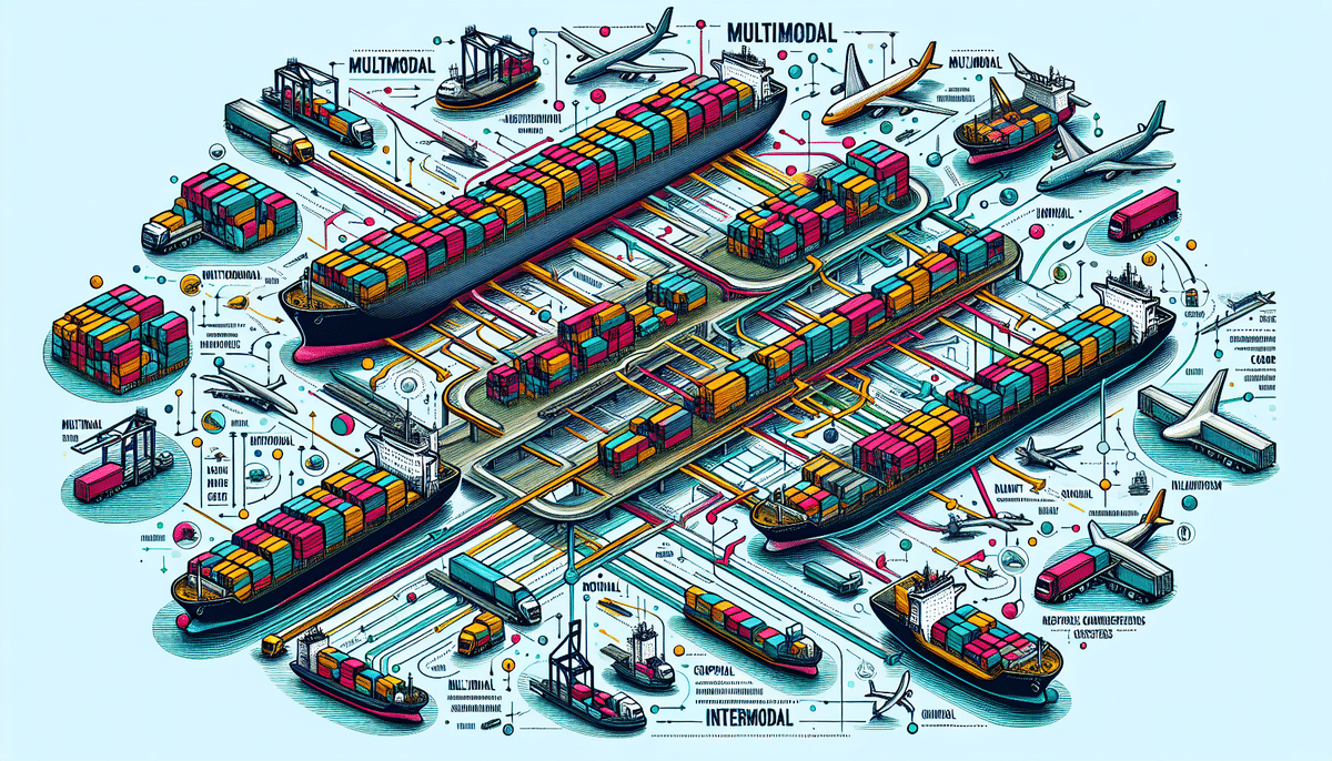 Explaining Multimodal and Intermodal Shipping Methods