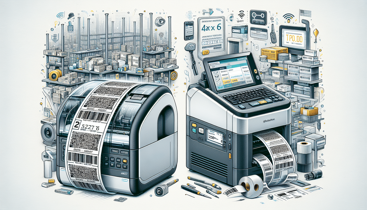 Rollo Label Printer vs Zebra ZP450