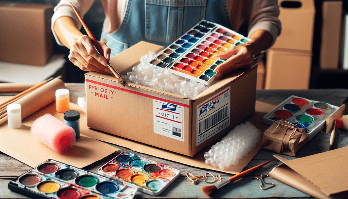 The Best USPS E-Commerce Shipping Services for Art Supplies and Materials