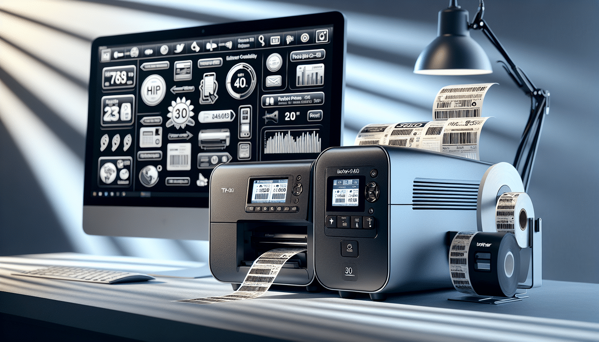 TSC TTP-244CE vs Brother QL-1100