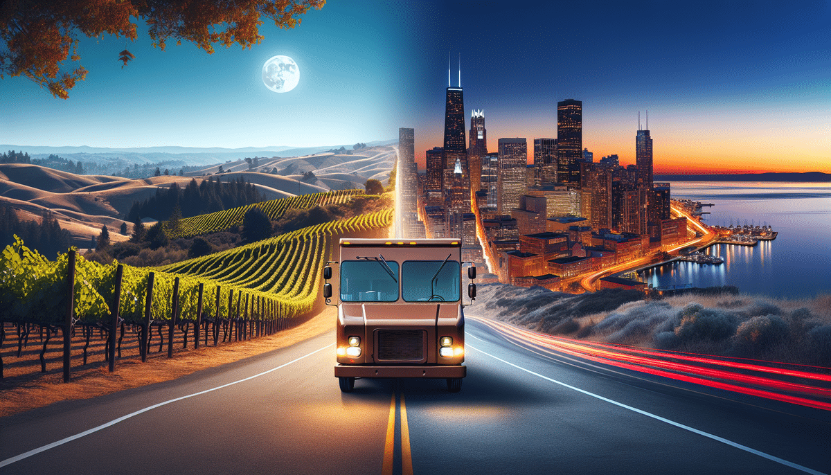 Understanding the UPS Shipping Rates from Napa Valley to Chicago