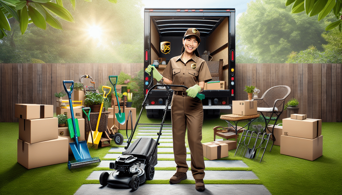 UPS Offers Services for Shipping Garden and Outdoor Equipment