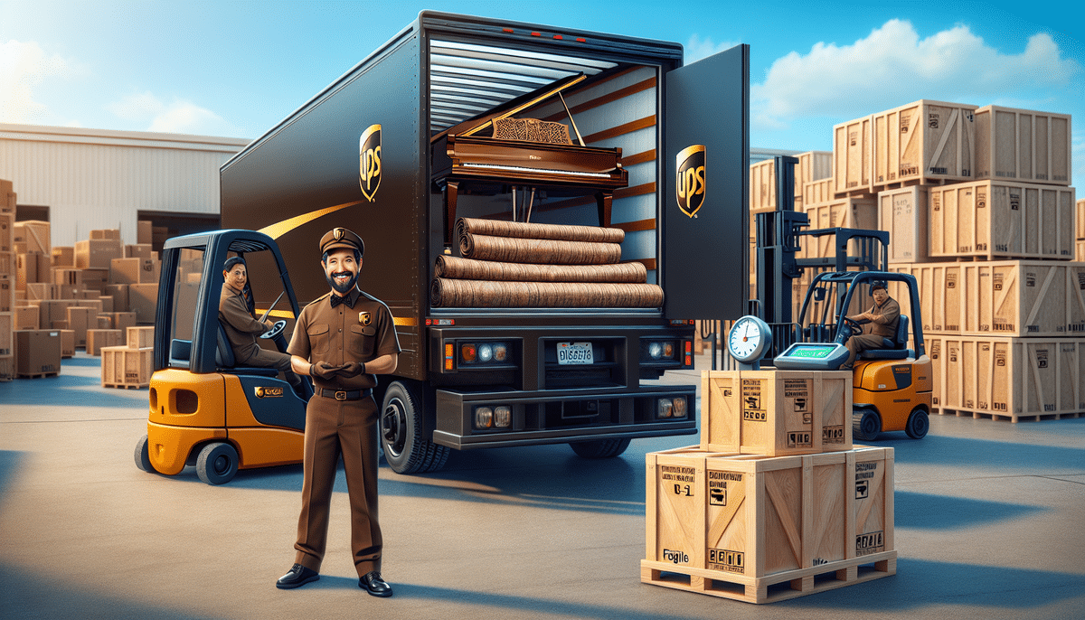 UPS Offers Shipping Services for Oversized and Heavy Items