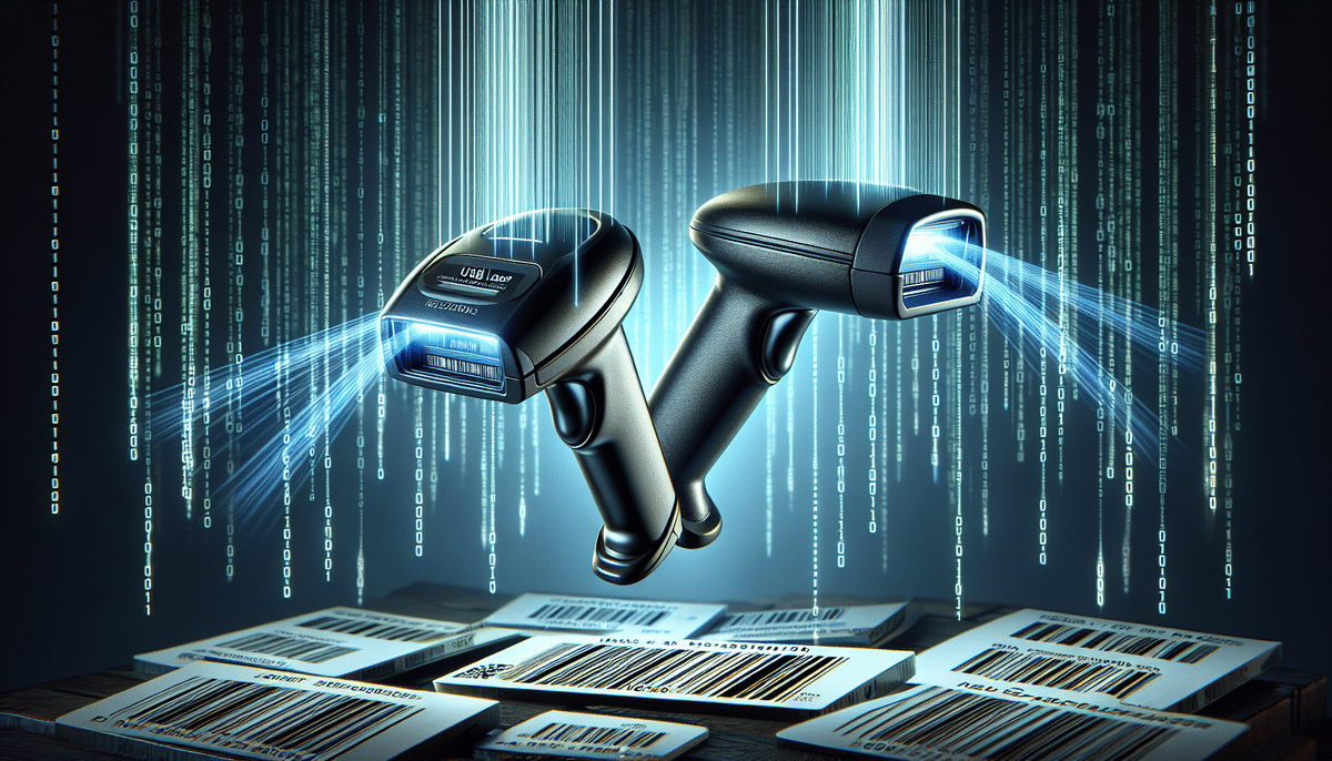 WoneNice USB Laser Barcode Scanner vs Symbol LS2208 (by Zebra)