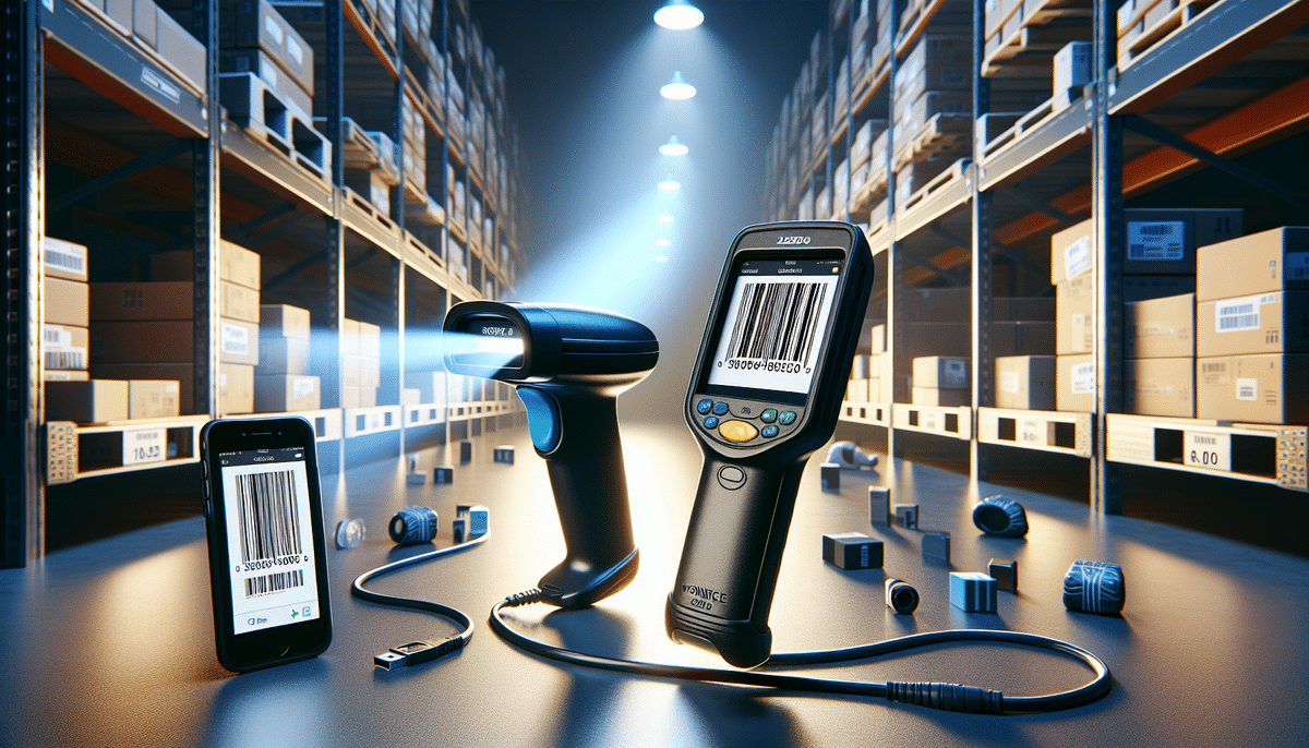 WoneNice USB Laser Barcode Scanner vs Zebra DS2208